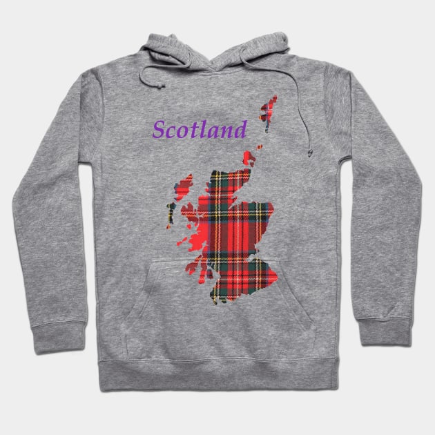 Royal Stewart Scotland Hoodie by the kilt